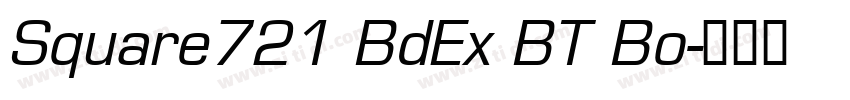 Square721 BdEx BT Bo字体转换 Square721 BdEx BT Bo字体转换